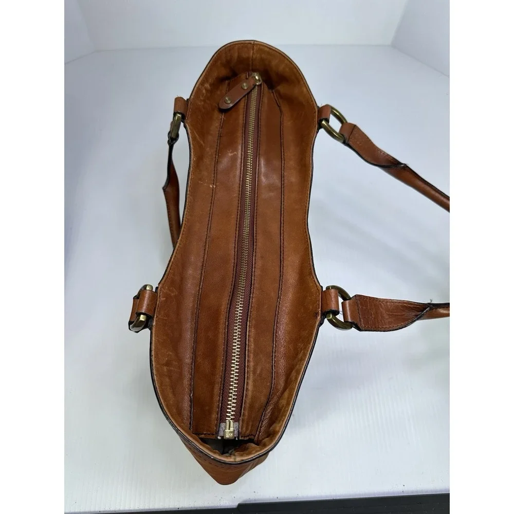 Cole Haan Paige H06 British Tan or Brown Leather Satchel